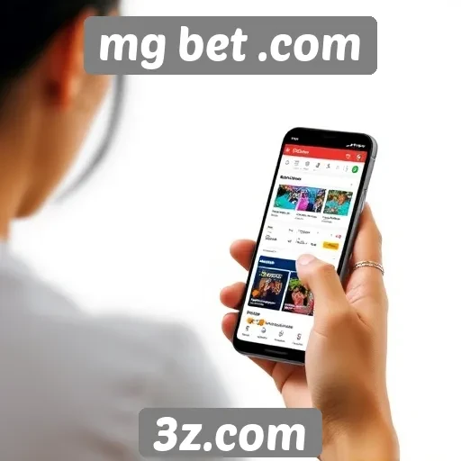 Experiência móvel do usuário no mg bet .com